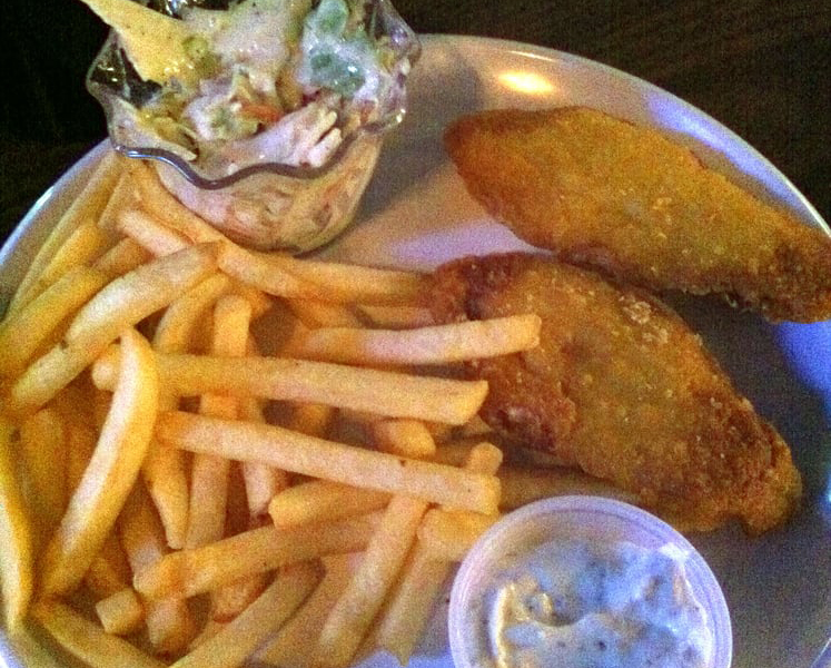 Fish Fry with fries