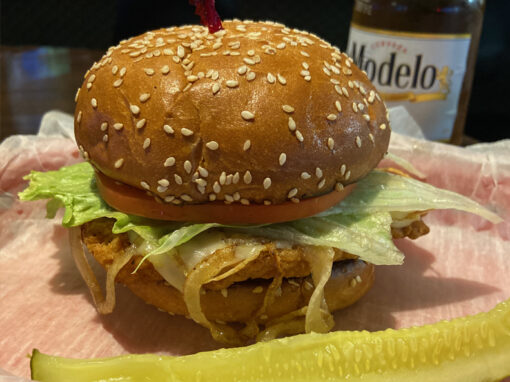 Chicken Sandwich with Onions